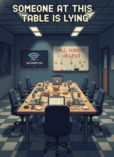 Poster: Someone at This Table is Lying